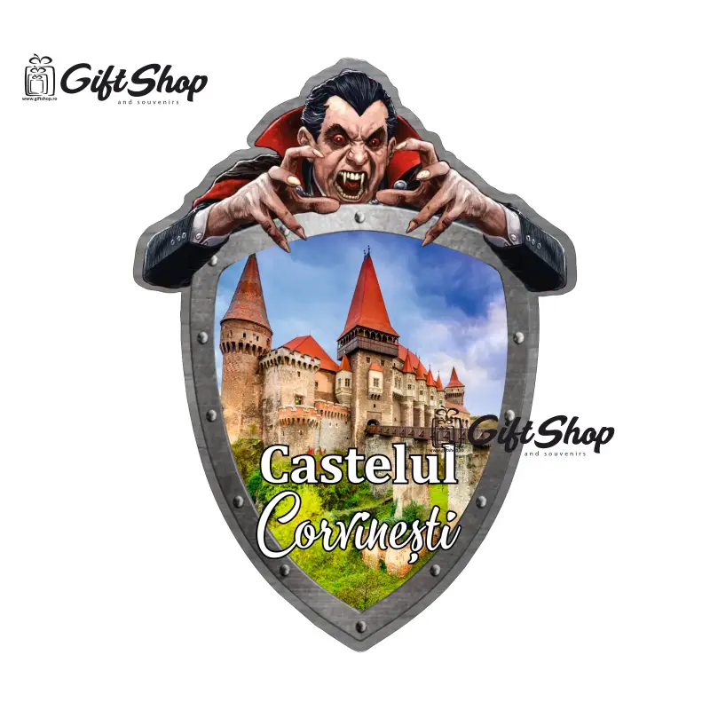 Castelul corvinesti, dracula, romania, magnet frigider mgs134v